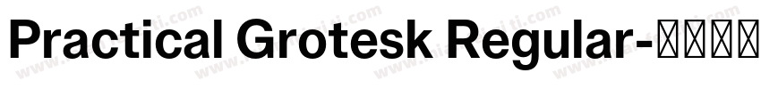 Practical Grotesk Regular字体转换
